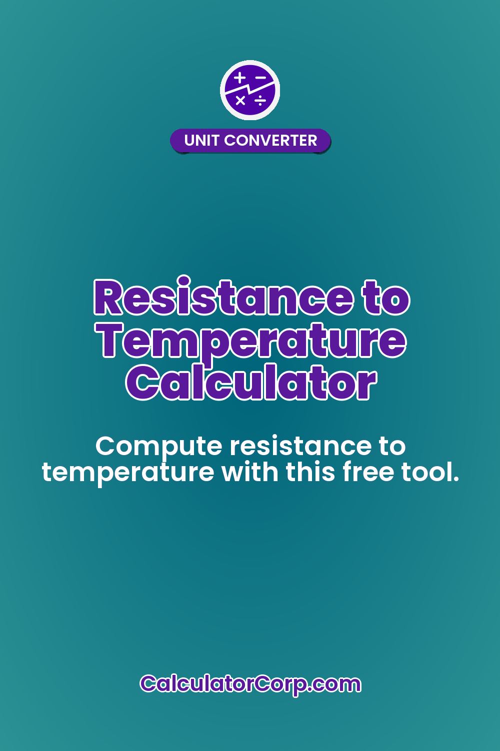 Resistance to Temperature Calculator