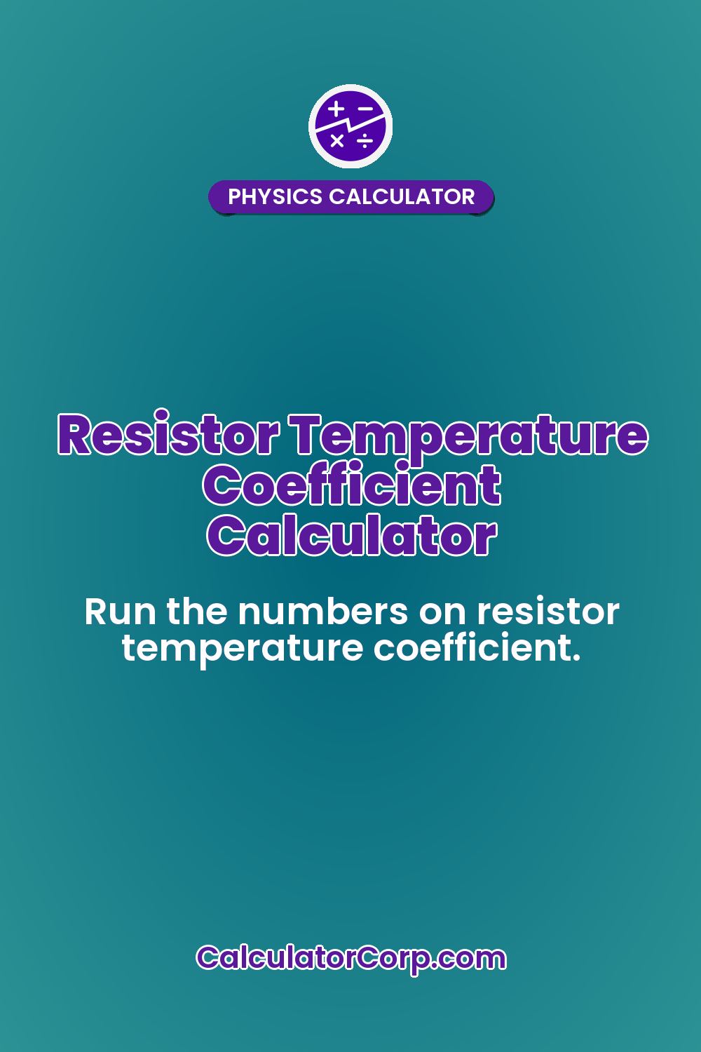 Resistor Temperature Coefficient Calculator