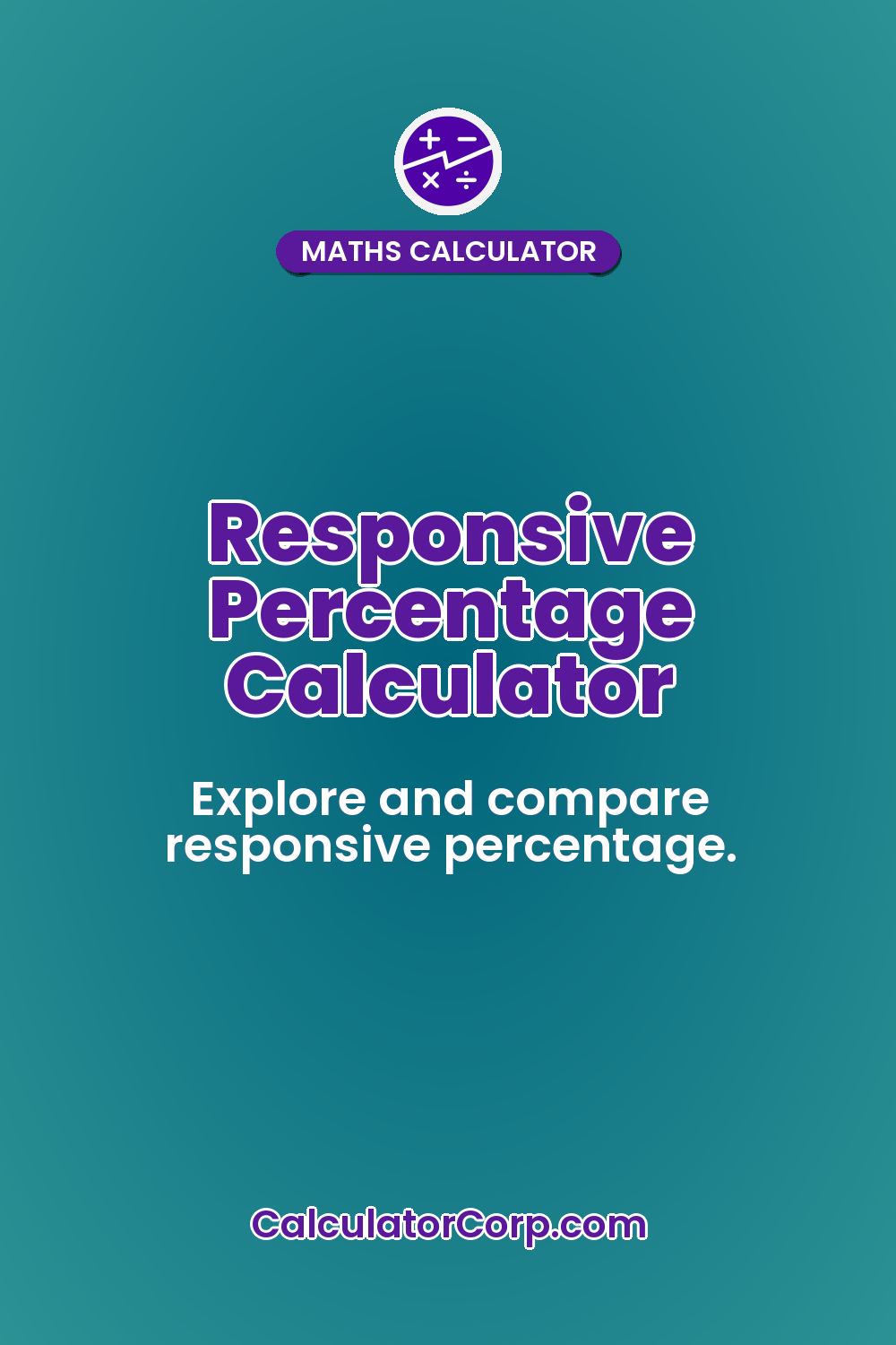 Responsive Percentage Calculator