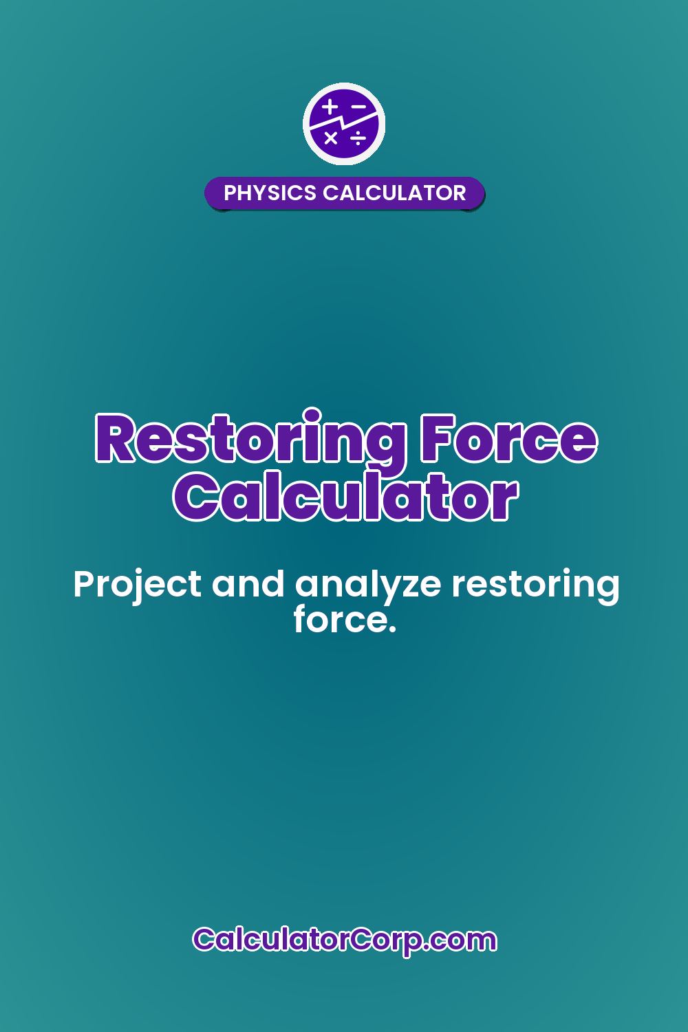 Restoring Force Calculator