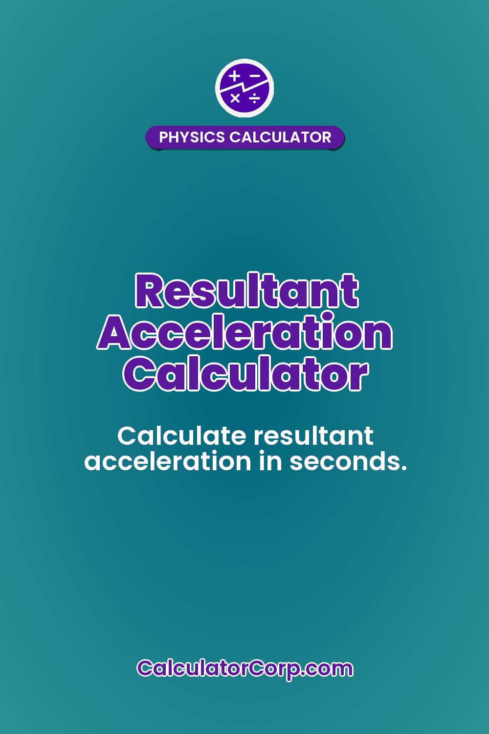 Resultant Acceleration Calculator