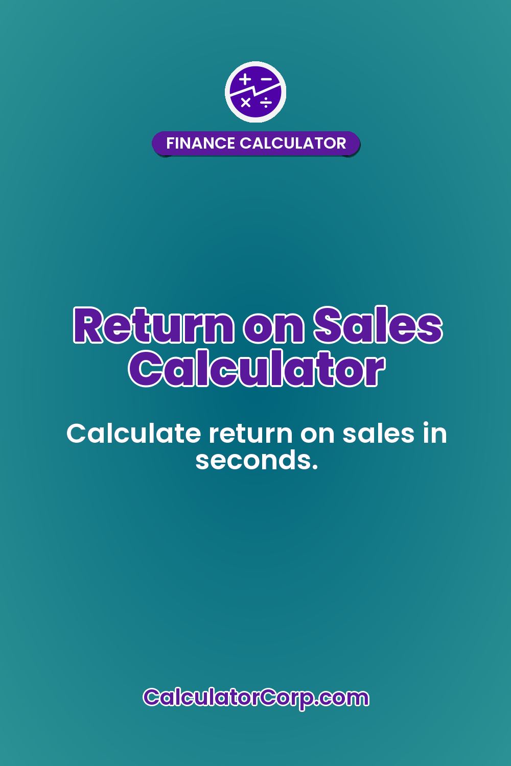 Return on Sales Calculator