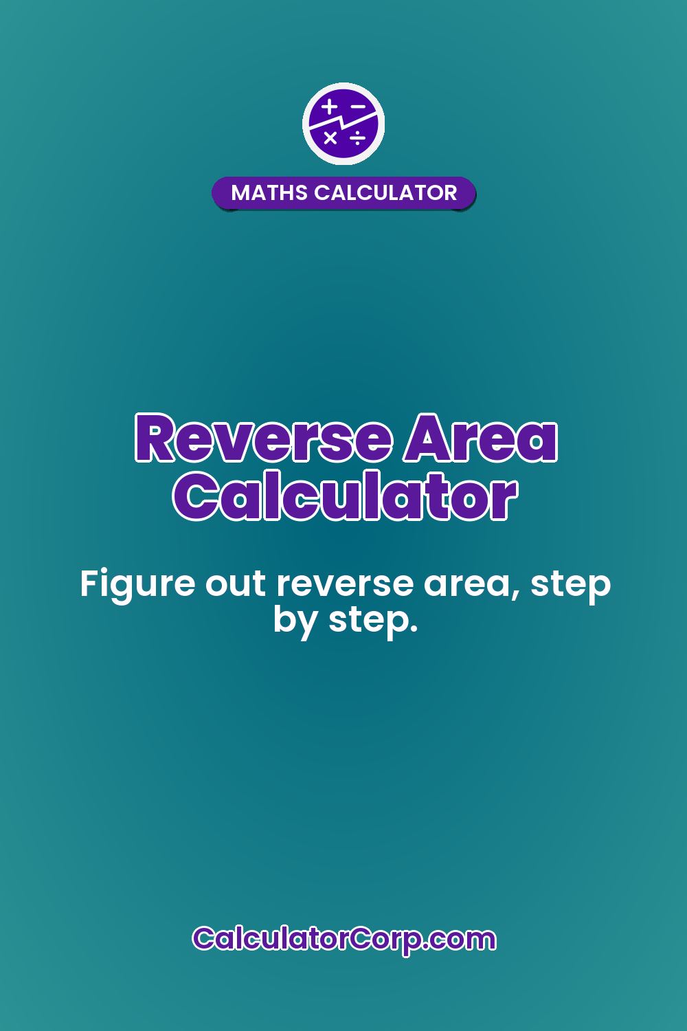 Reverse Area Calculator