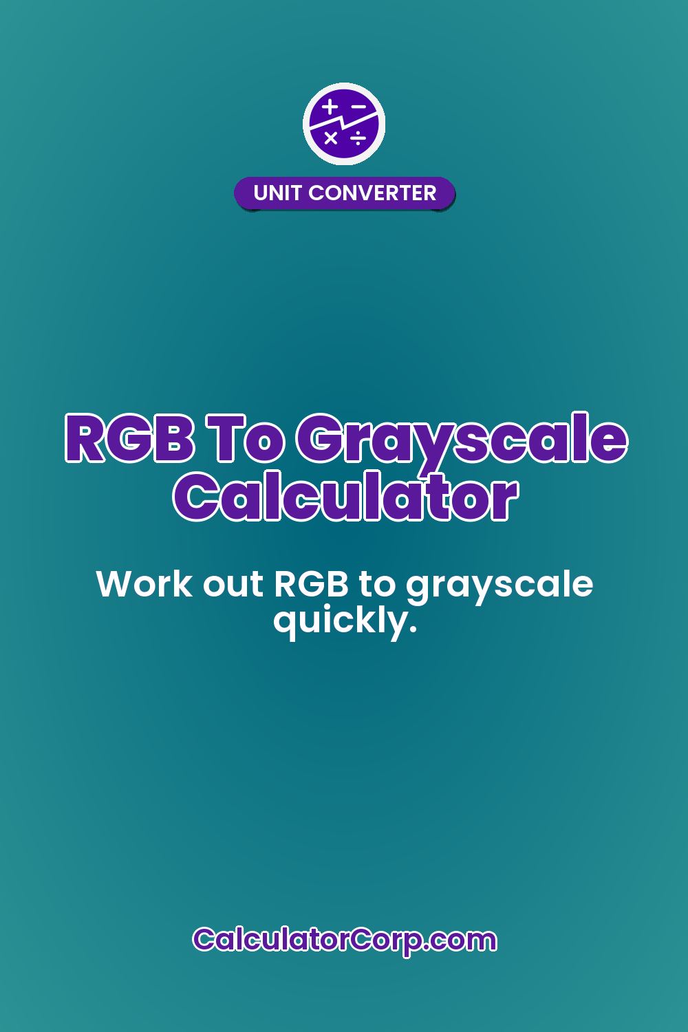 RGB To Grayscale Calculator