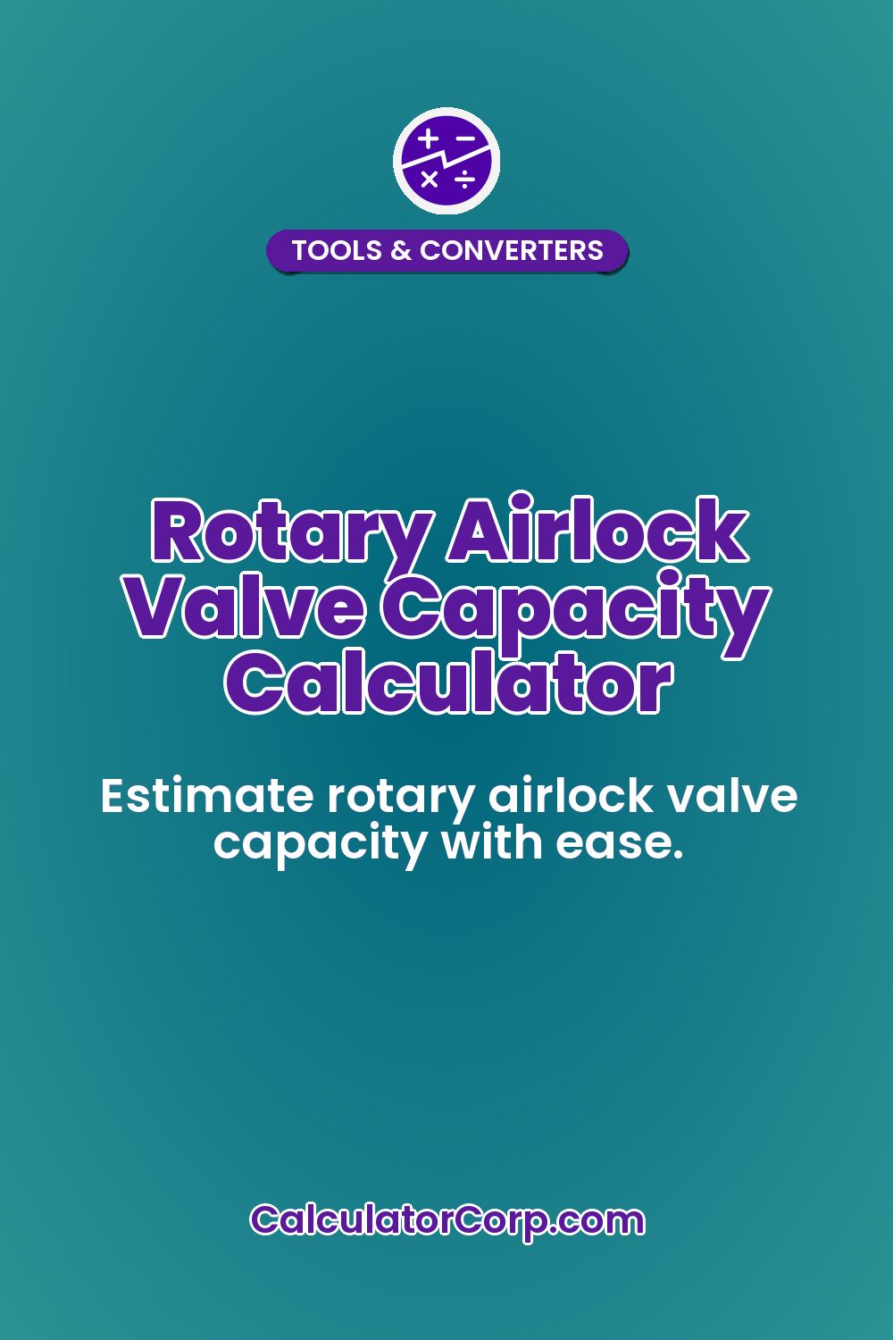 Rotary Airlock Valve Capacity Calculator