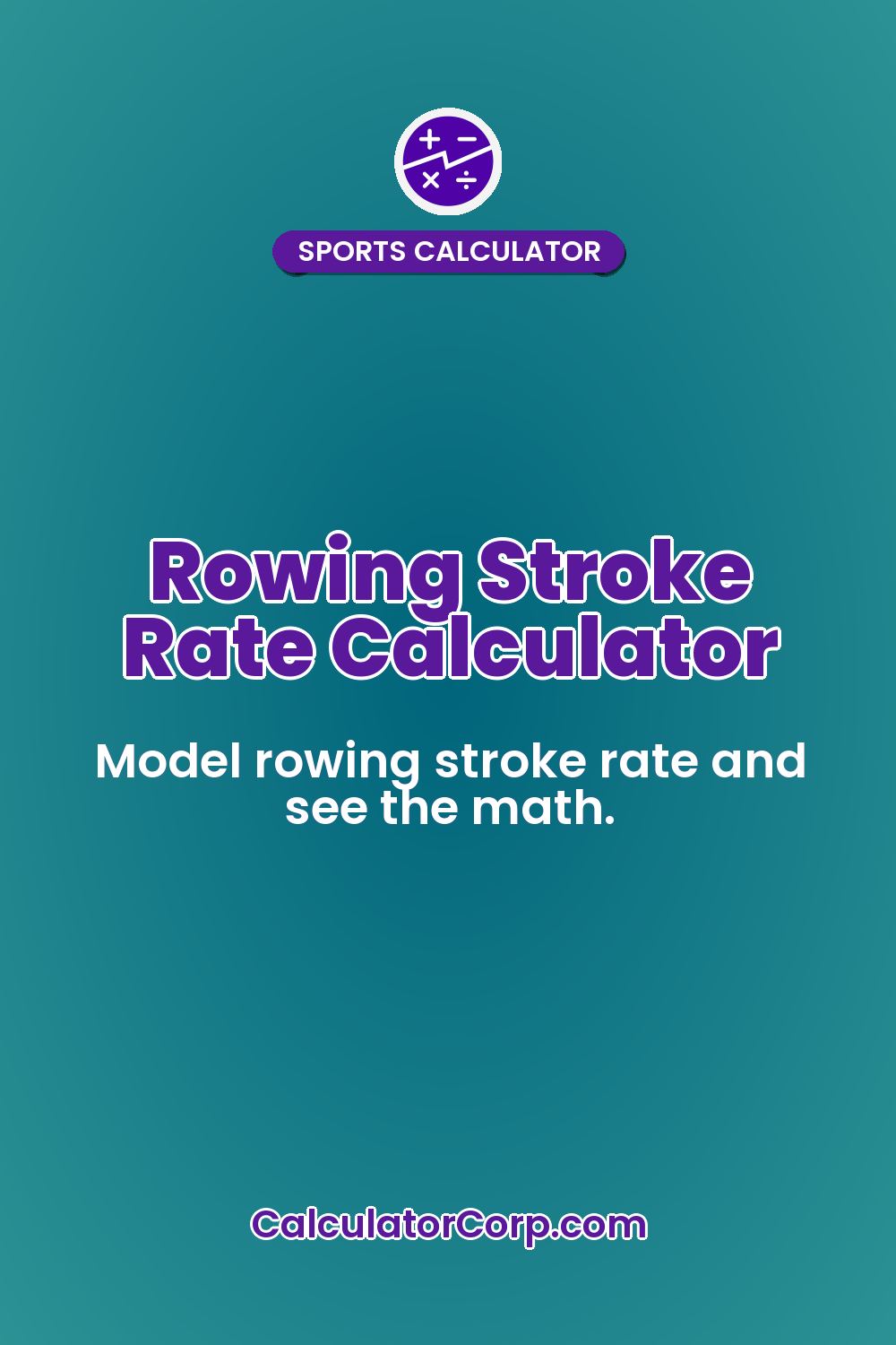 Rowing Stroke Rate Calculator