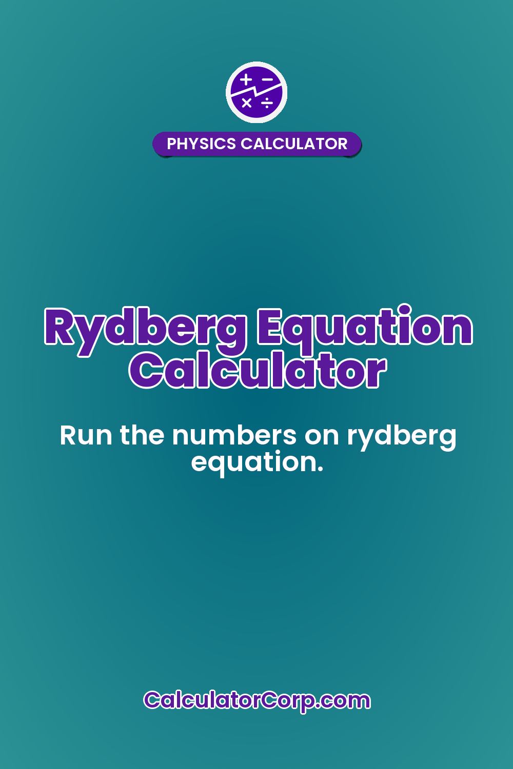 Rydberg Equation Calculator