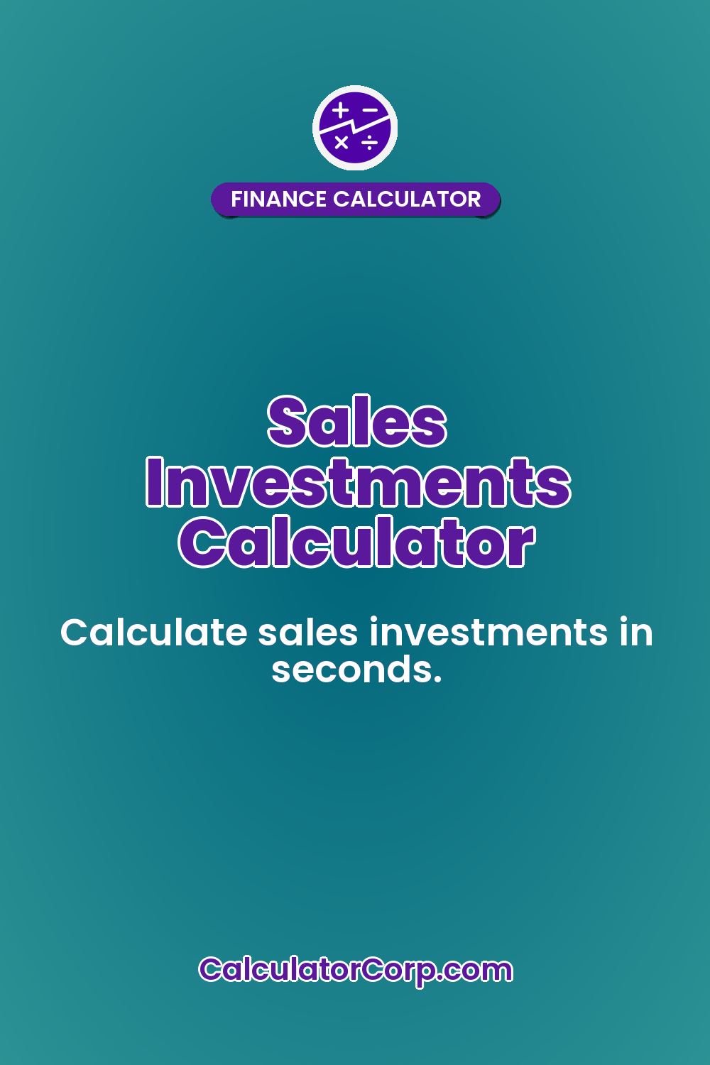 Sales Investments Calculator