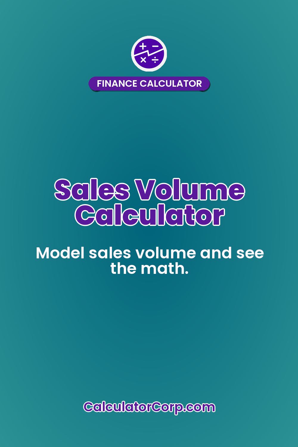 Sales Volume Calculator