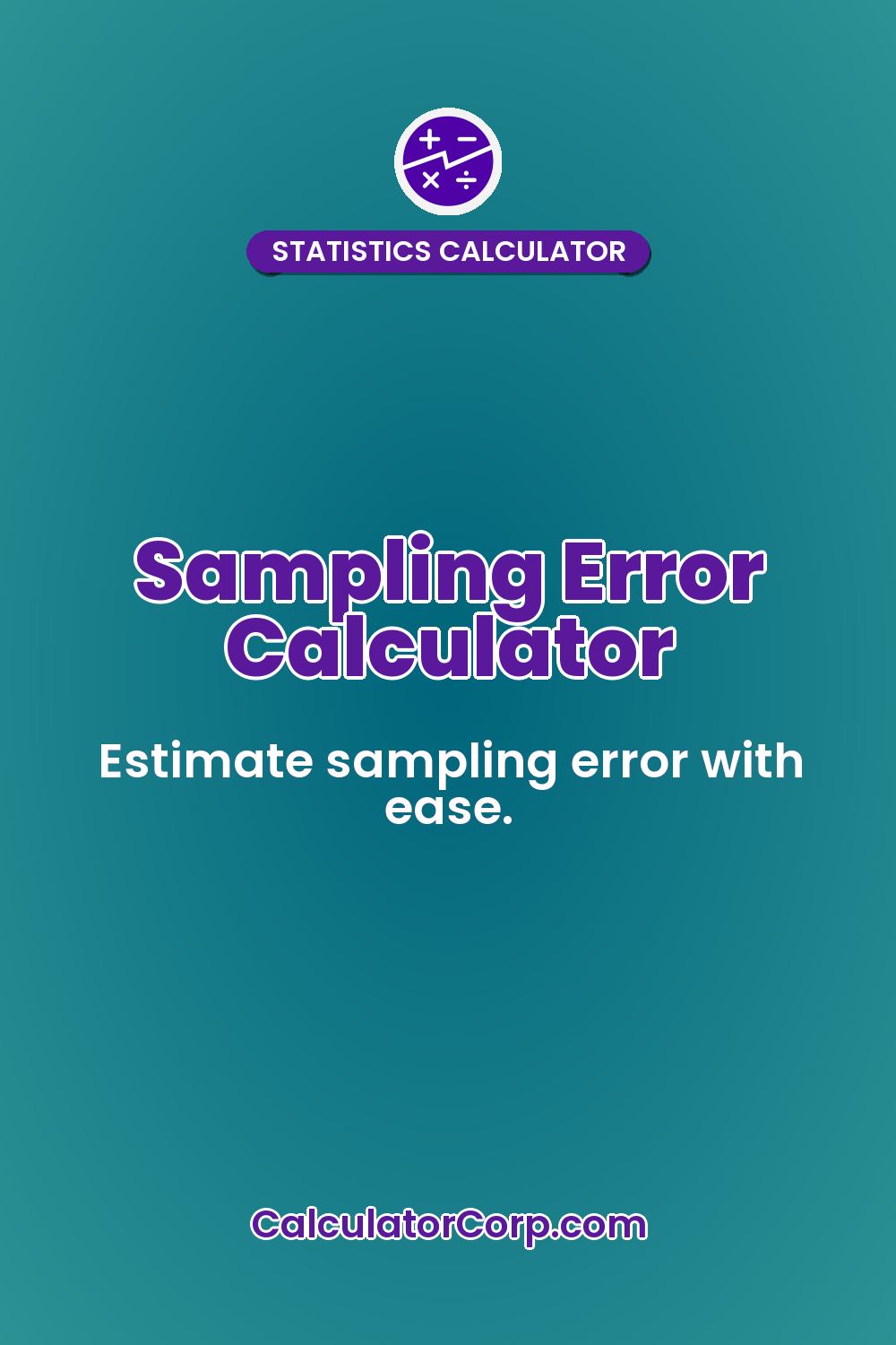 Sampling Error Calculator