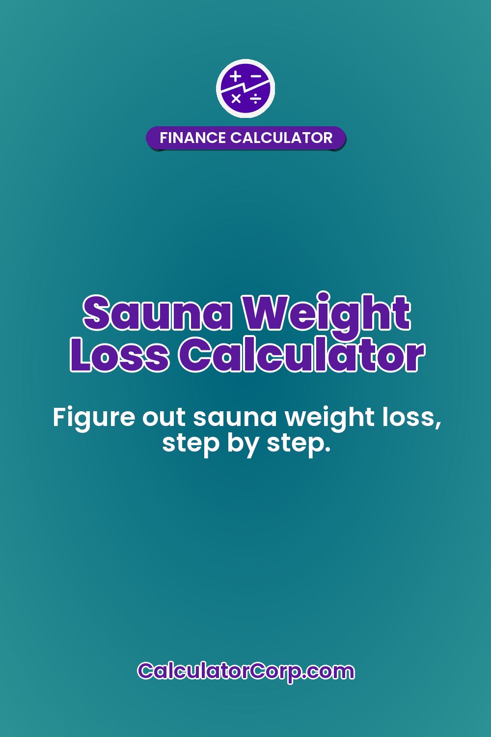 Sauna Weight Loss Calculator