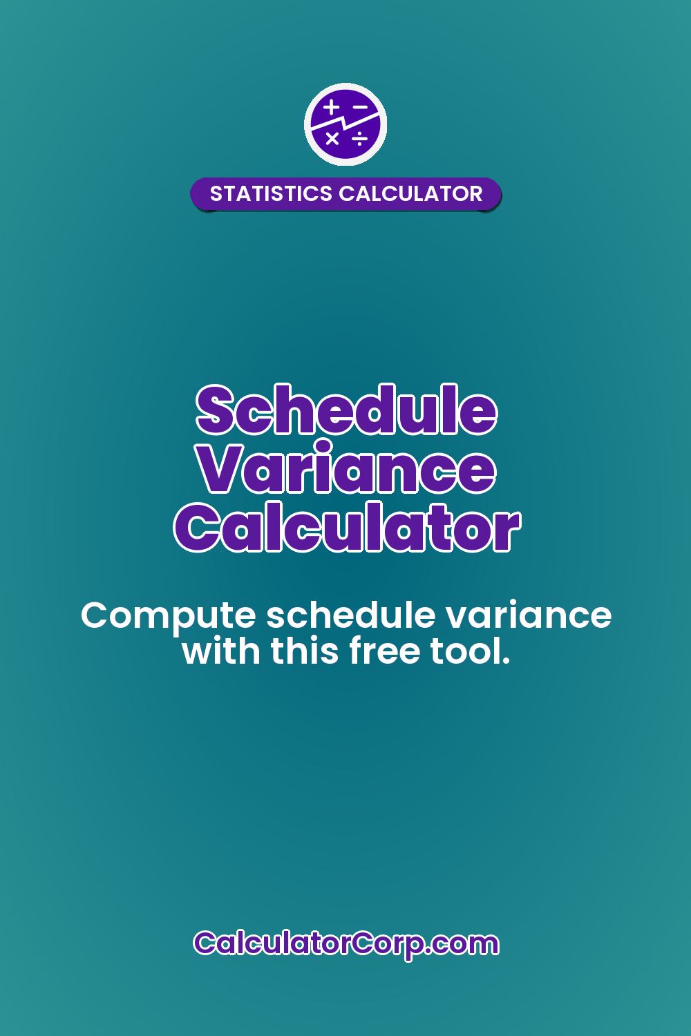 Schedule Variance Calculator