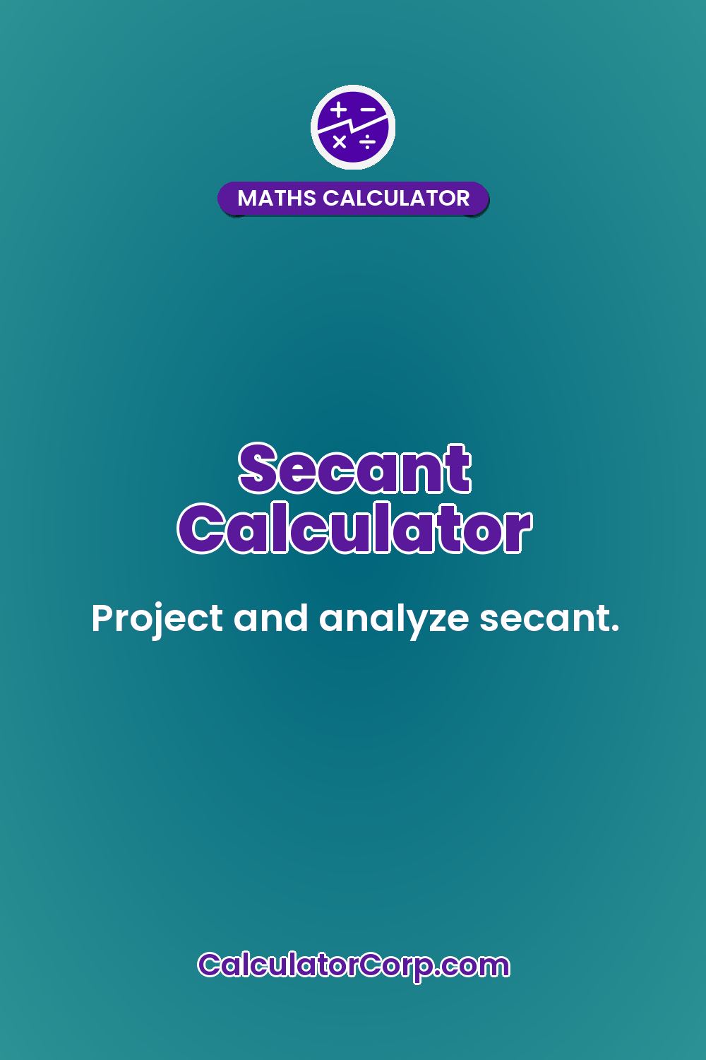 Secant Calculator