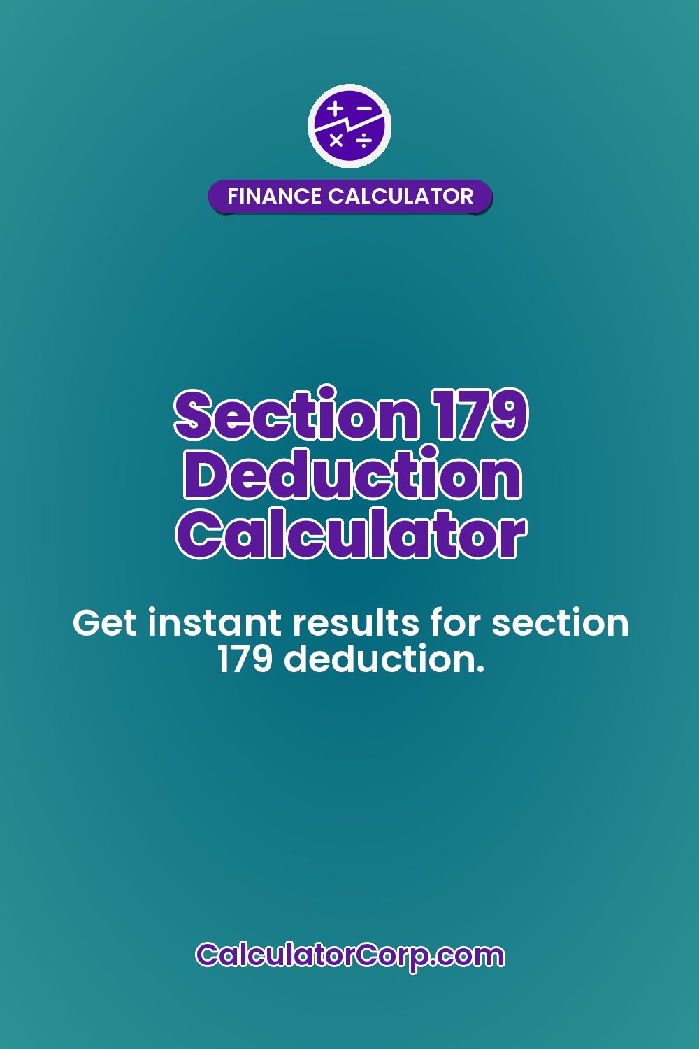 Section 179 Deduction Calculator