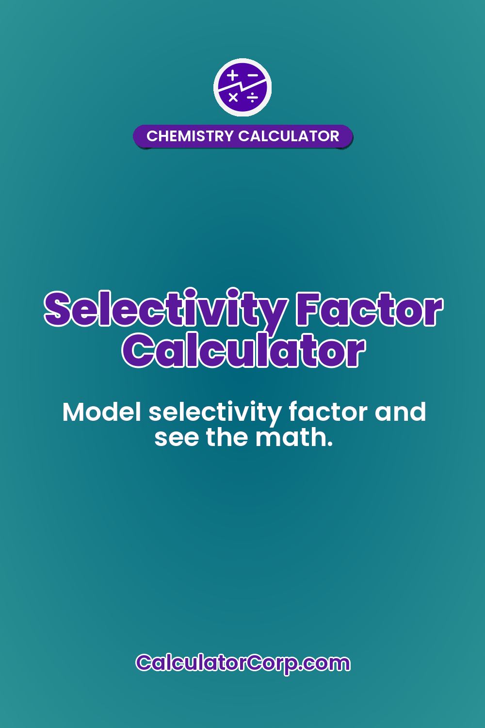 Selectivity Factor Calculator