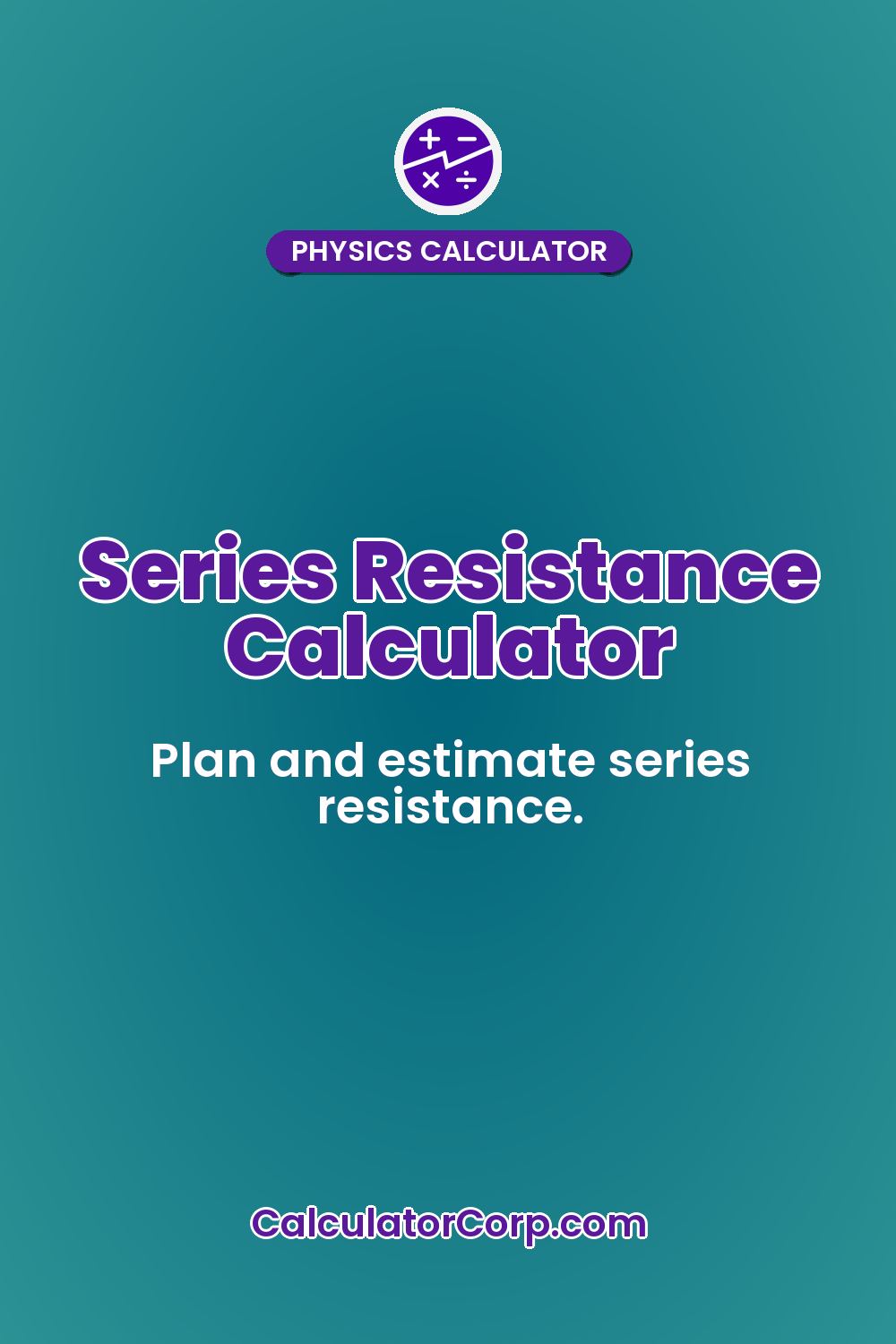 Series Resistance Calculator