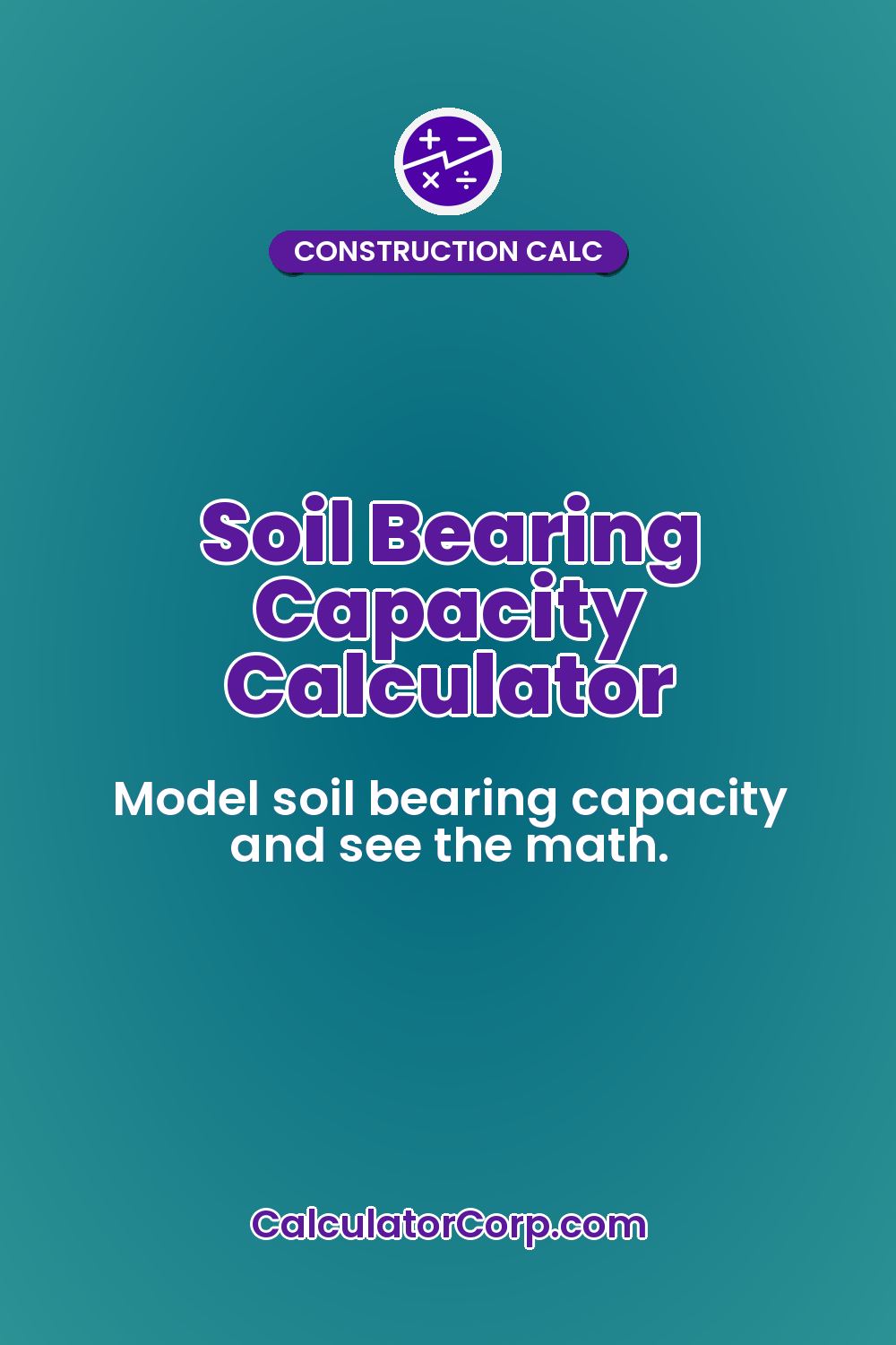Soil Bearing Capacity Calculator
