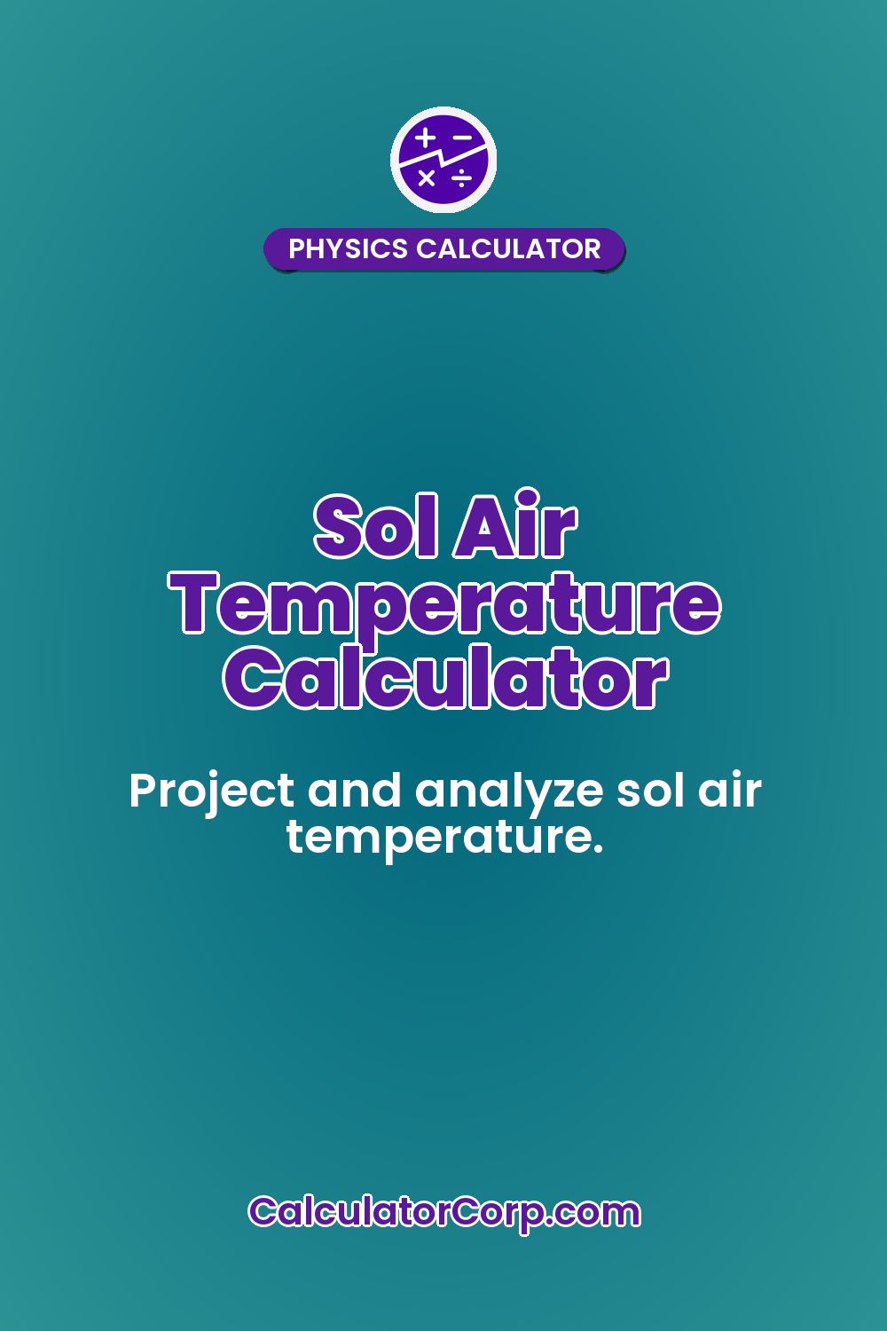 Sol Air Temperature Calculator
