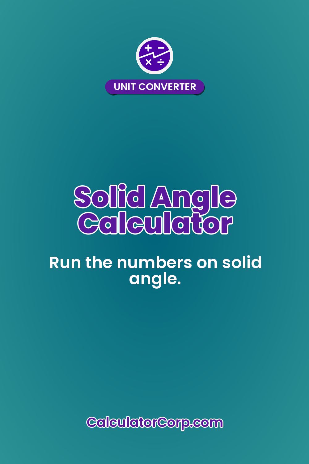 Solid Angle Calculator