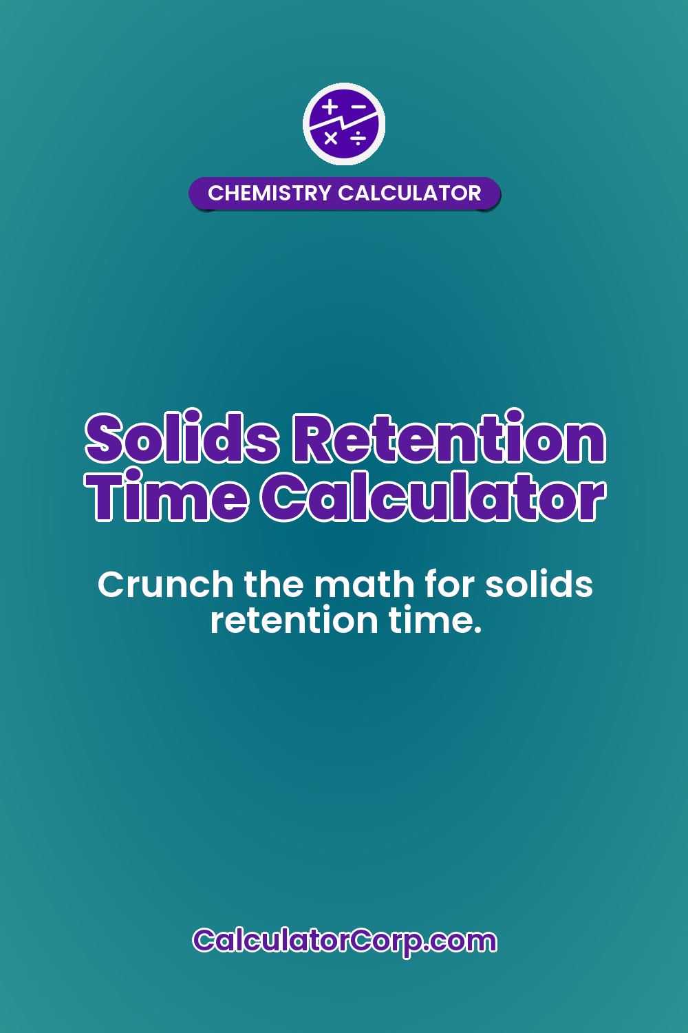 Solids Retention Time Calculator