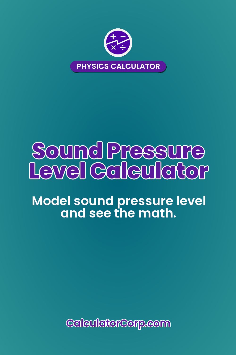 Sound Pressure Level Calculator