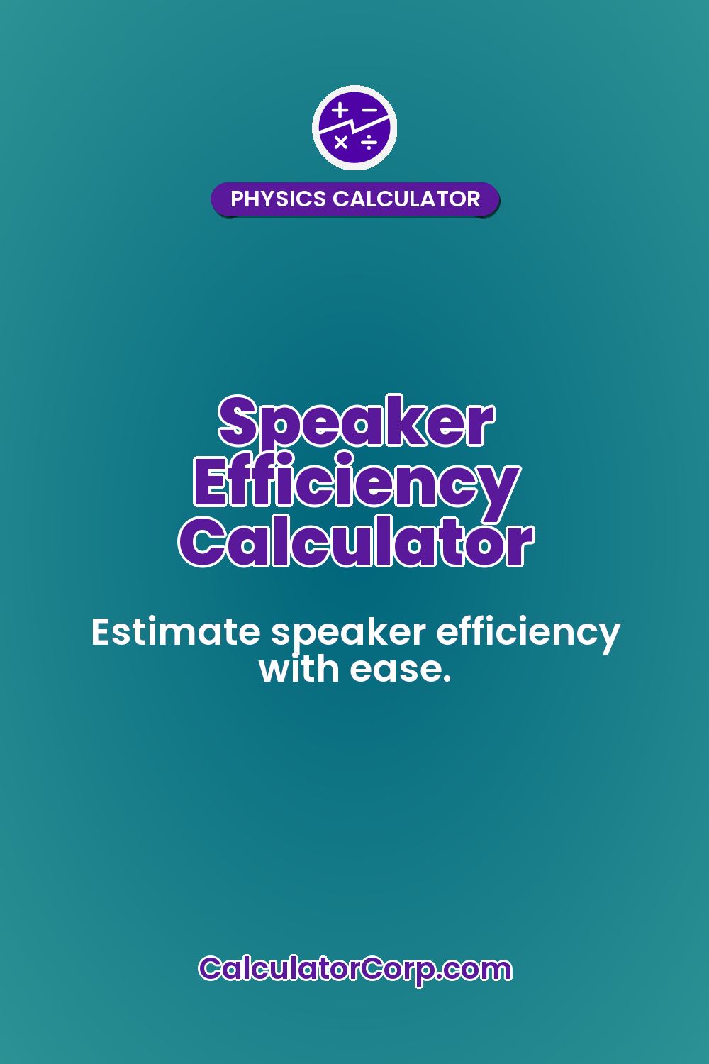Speaker Efficiency Calculator