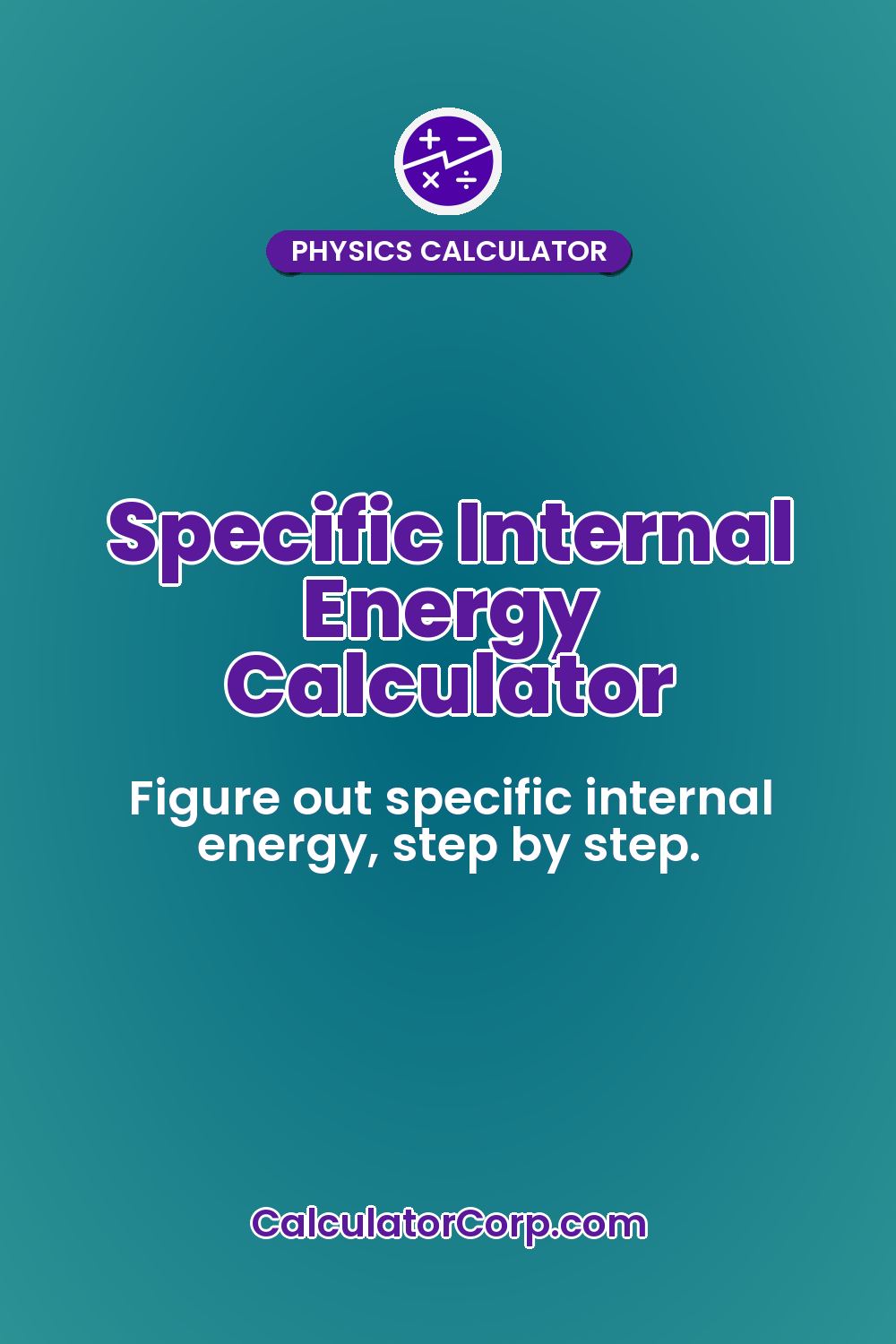 Specific Internal Energy Calculator