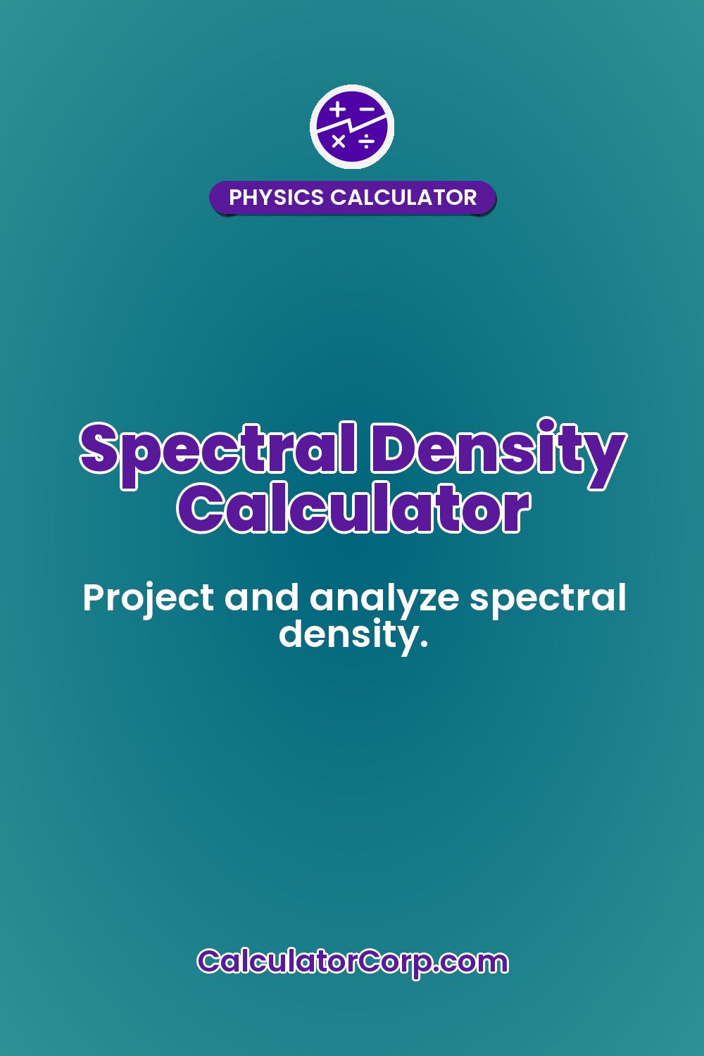 Spectral Density Calculator
