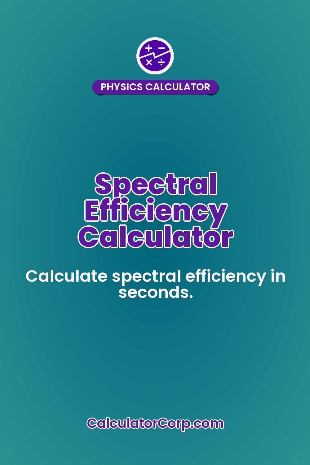 Spectral Efficiency Calculator