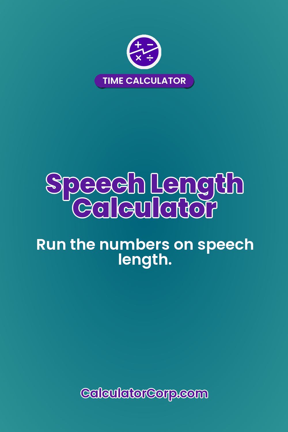 Speech Length Calculator