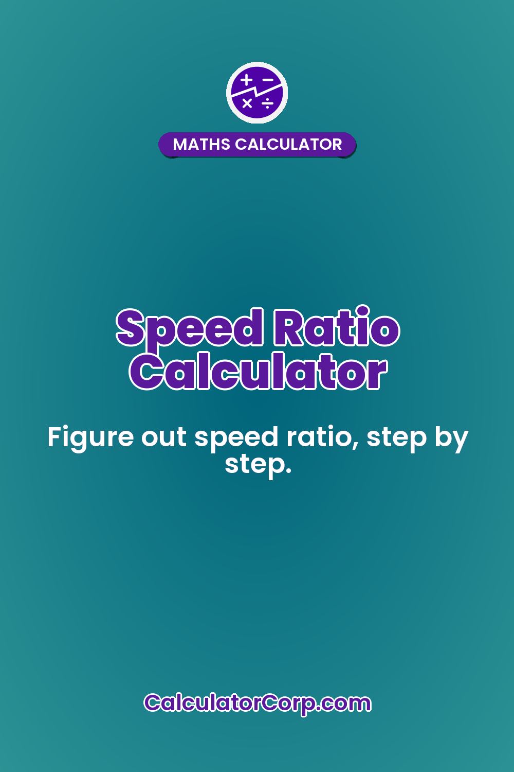 Speed Ratio Calculator