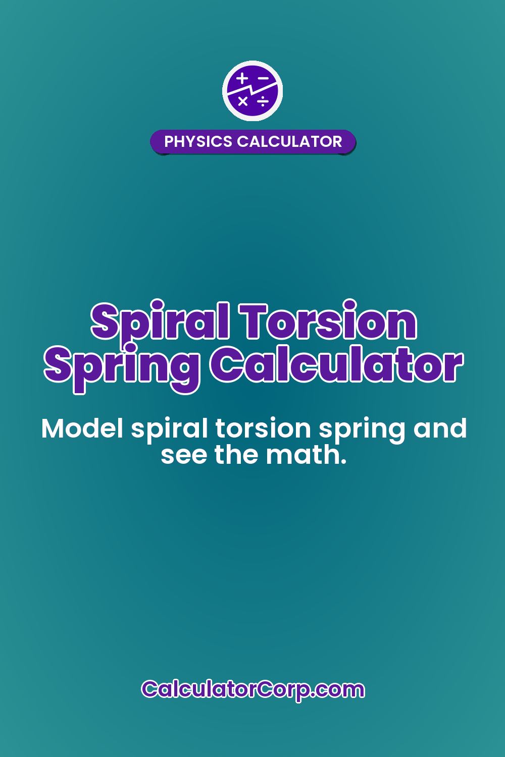 Spiral Torsion Spring Calculator