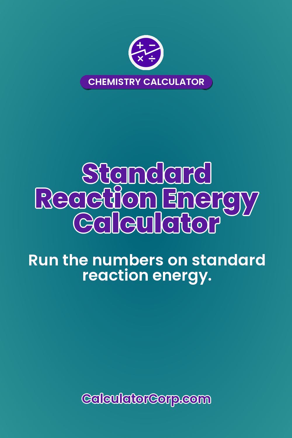 Standard Reaction Energy Calculator