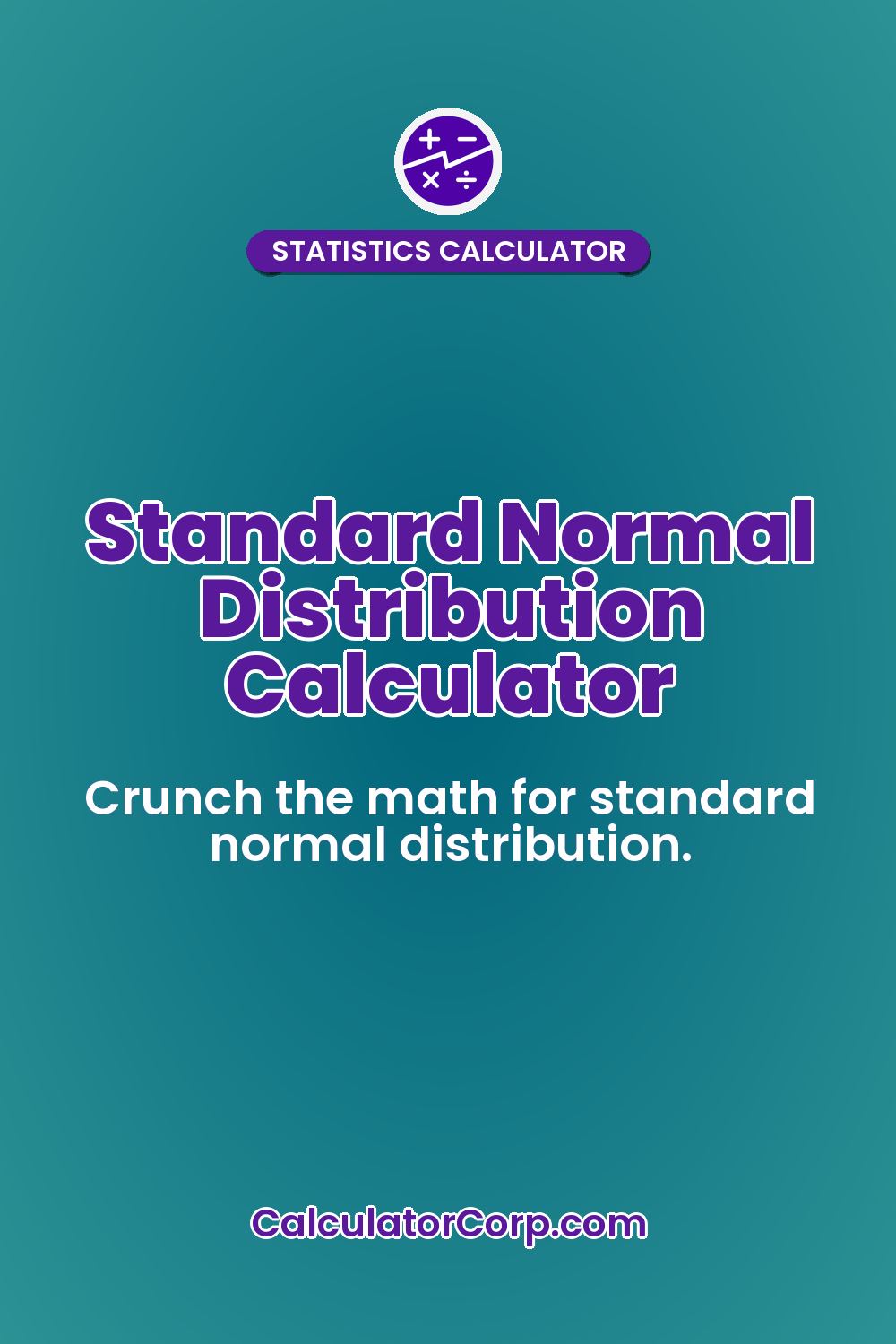 Standard Normal Distribution Calculator
