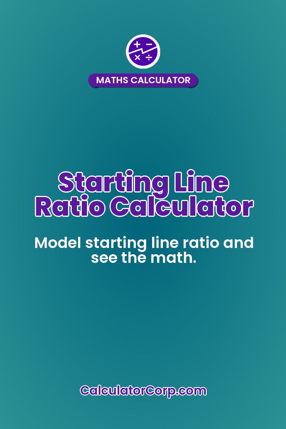 Starting Line Ratio Calculator