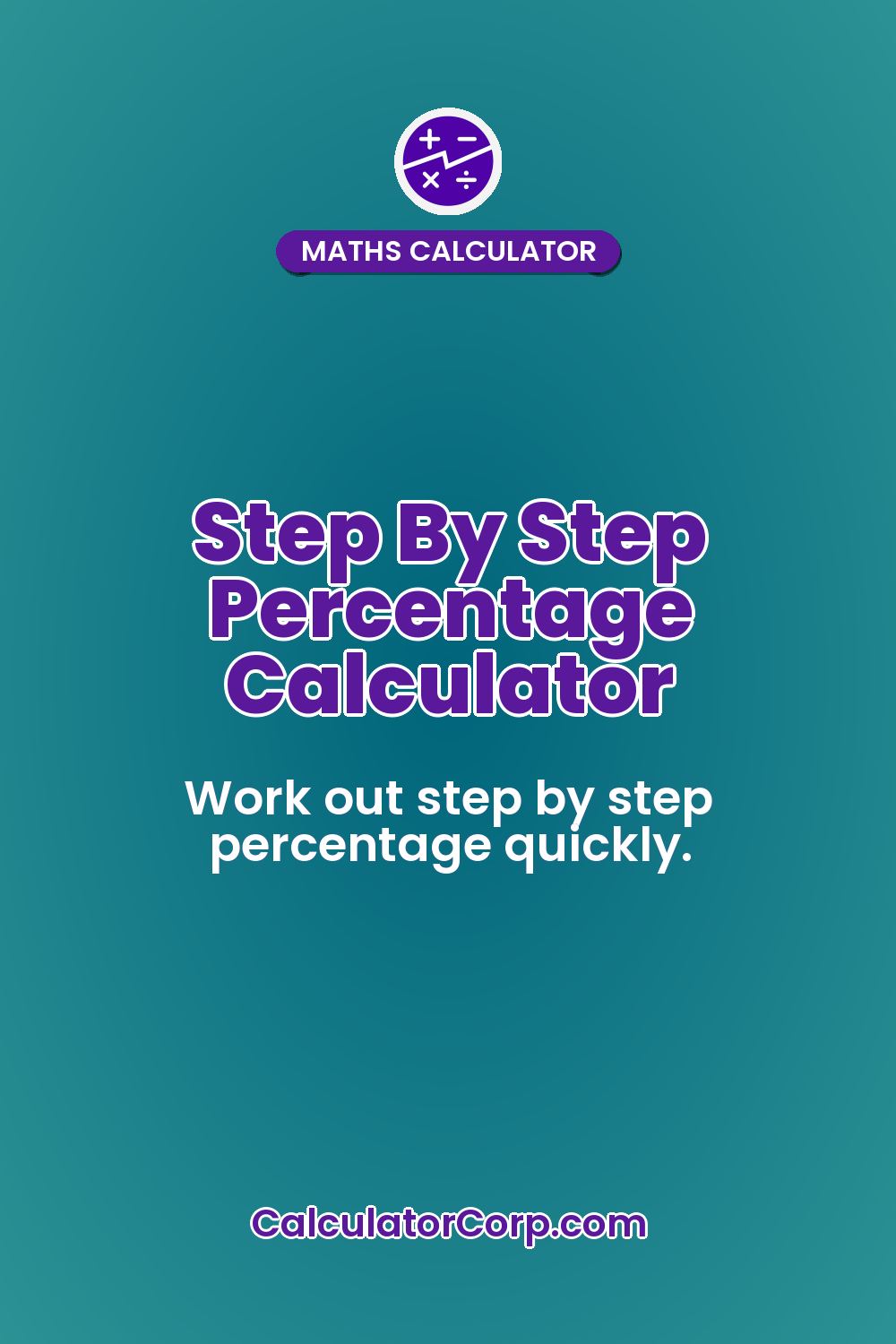 Step By Step Percentage Calculator
