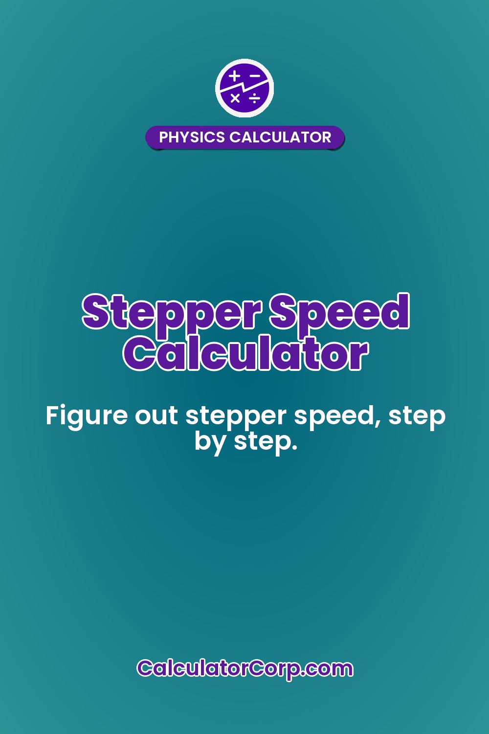 Stepper Speed Calculator