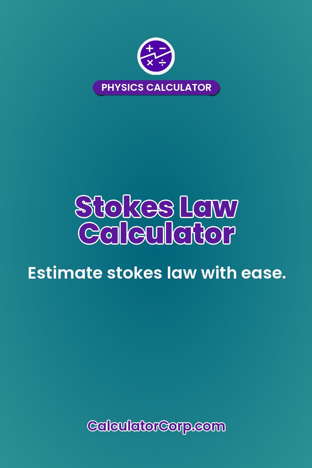 Stokes Law Calculator