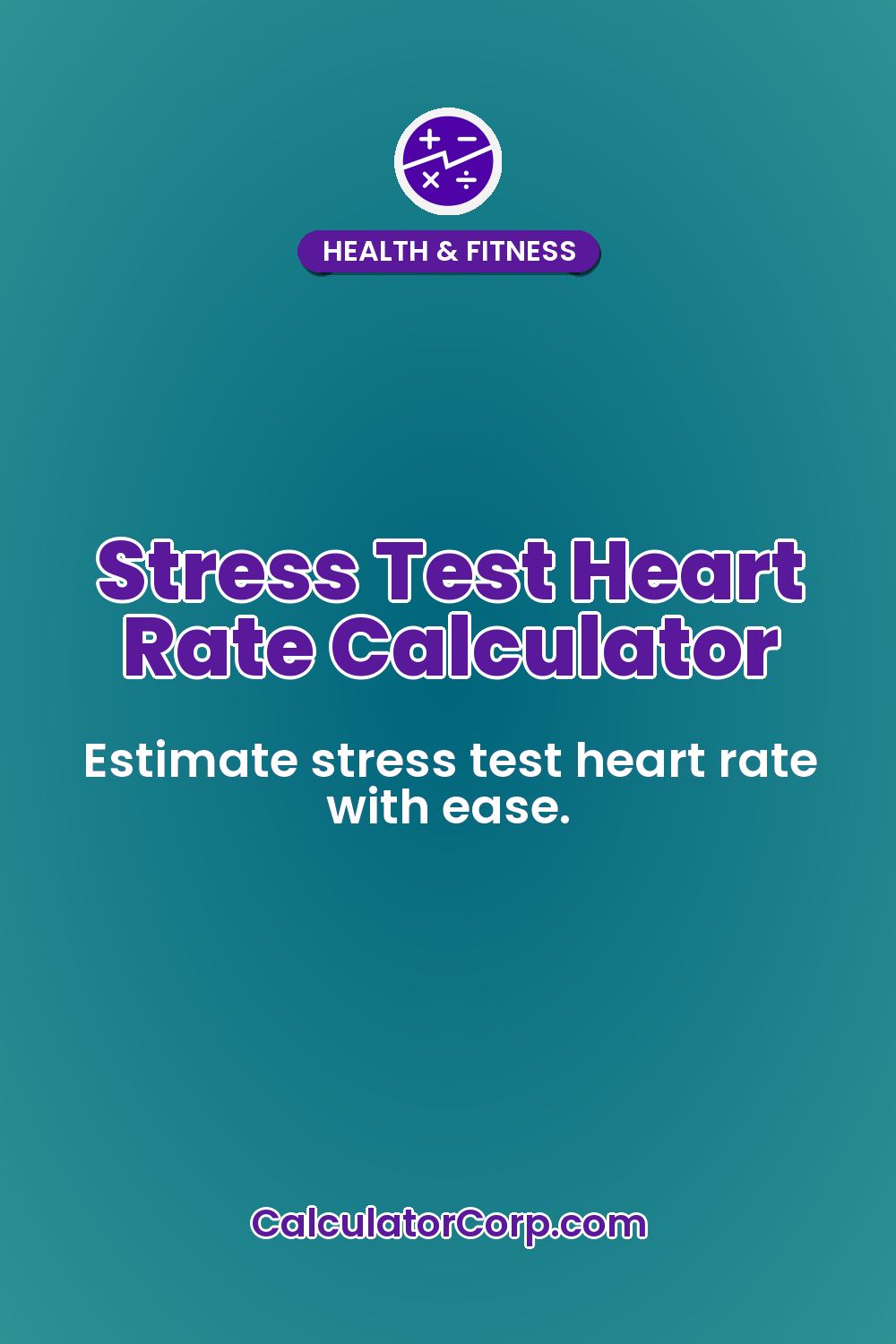 Stress Test Heart Rate Calculator