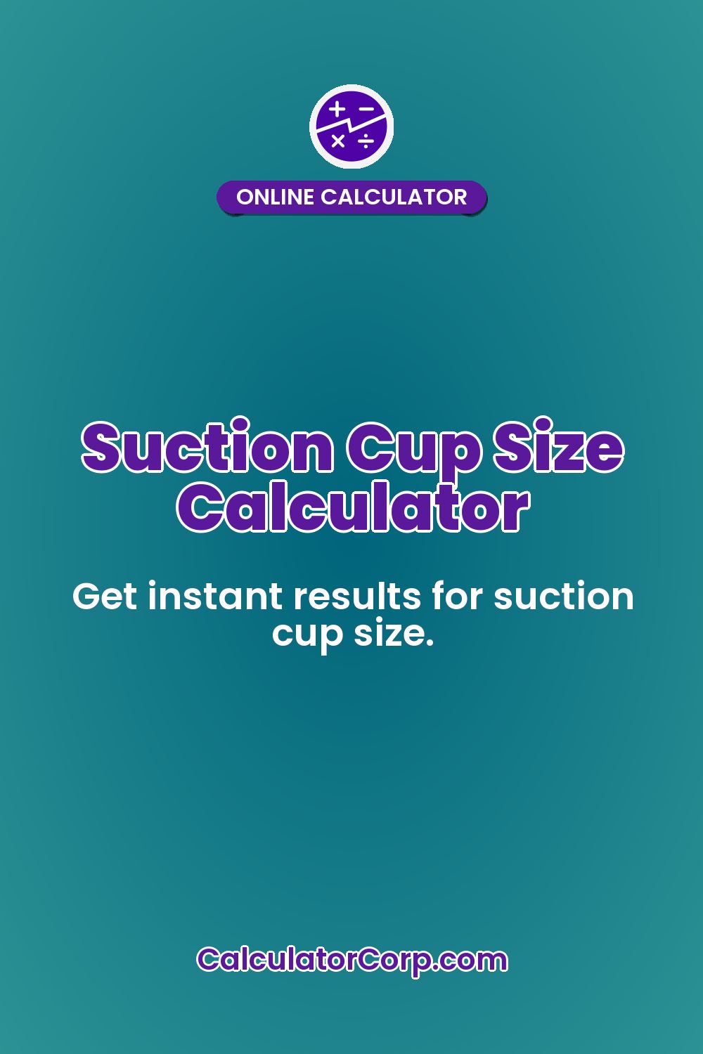 Suction Cup Size Calculator