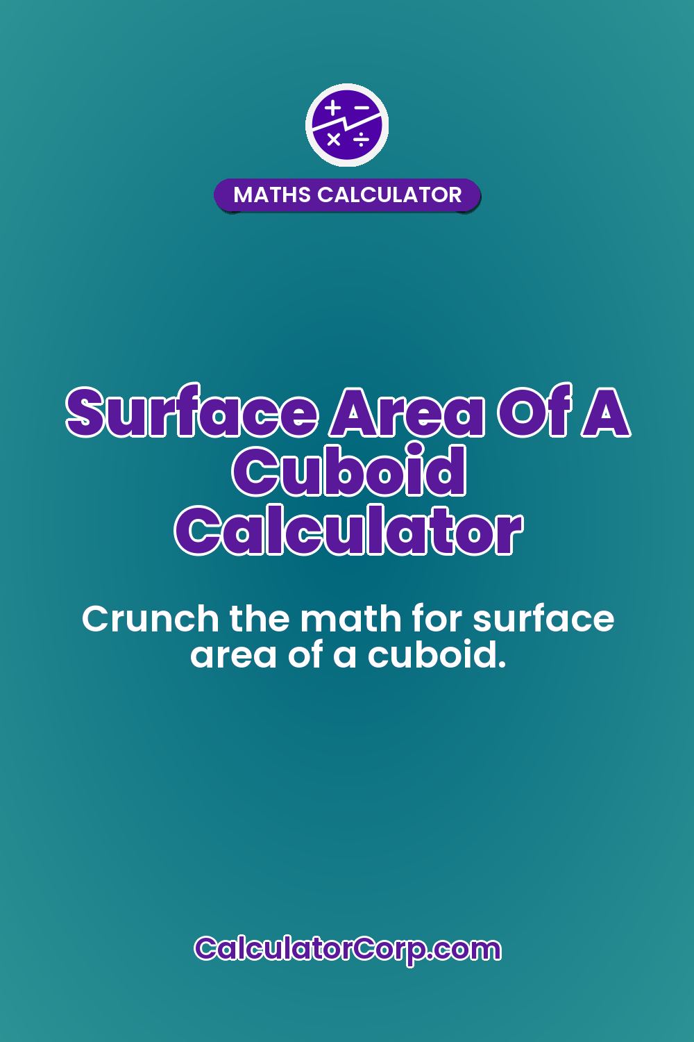 Surface Area Of A Cuboid Calculator