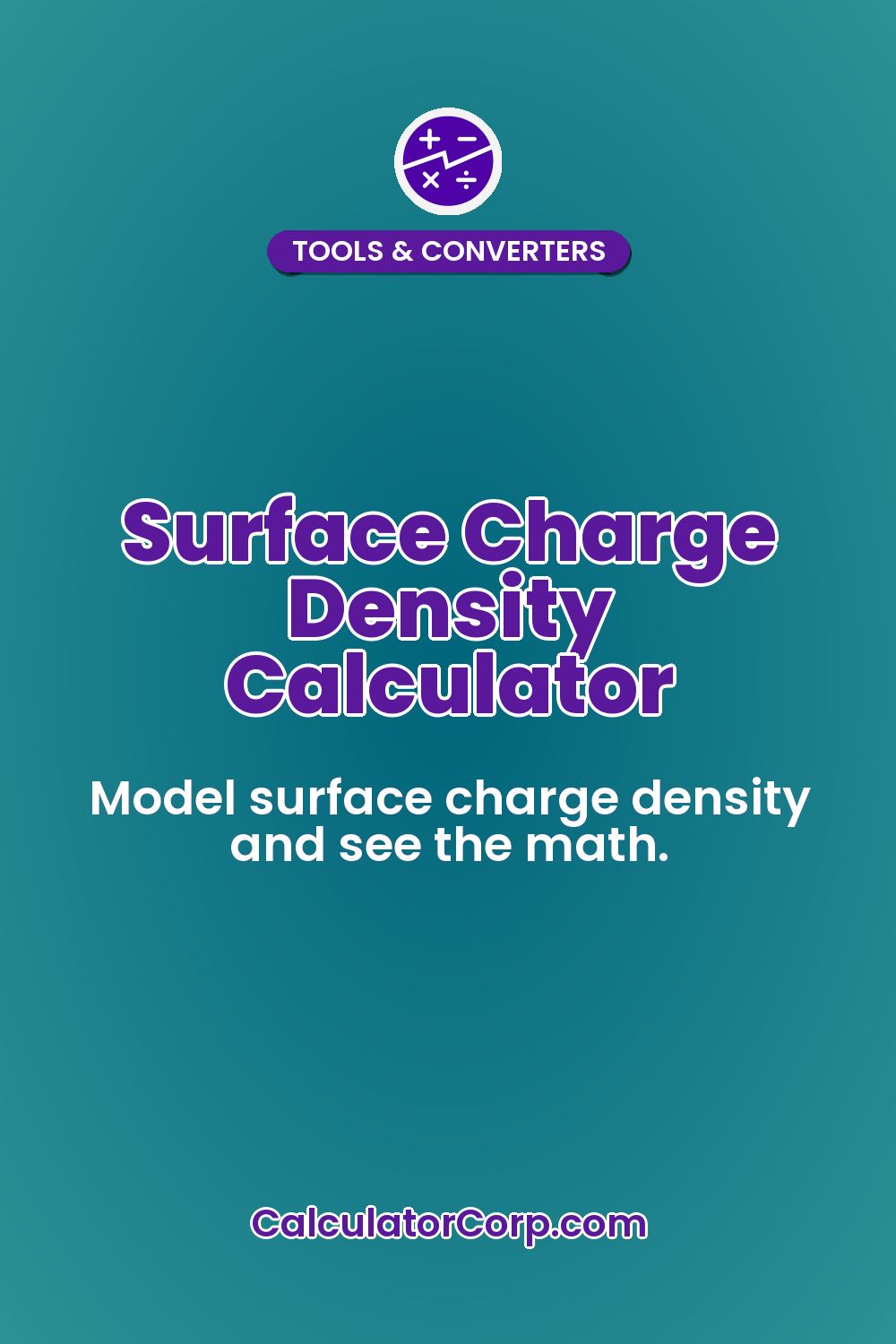 Surface Charge Density Calculator