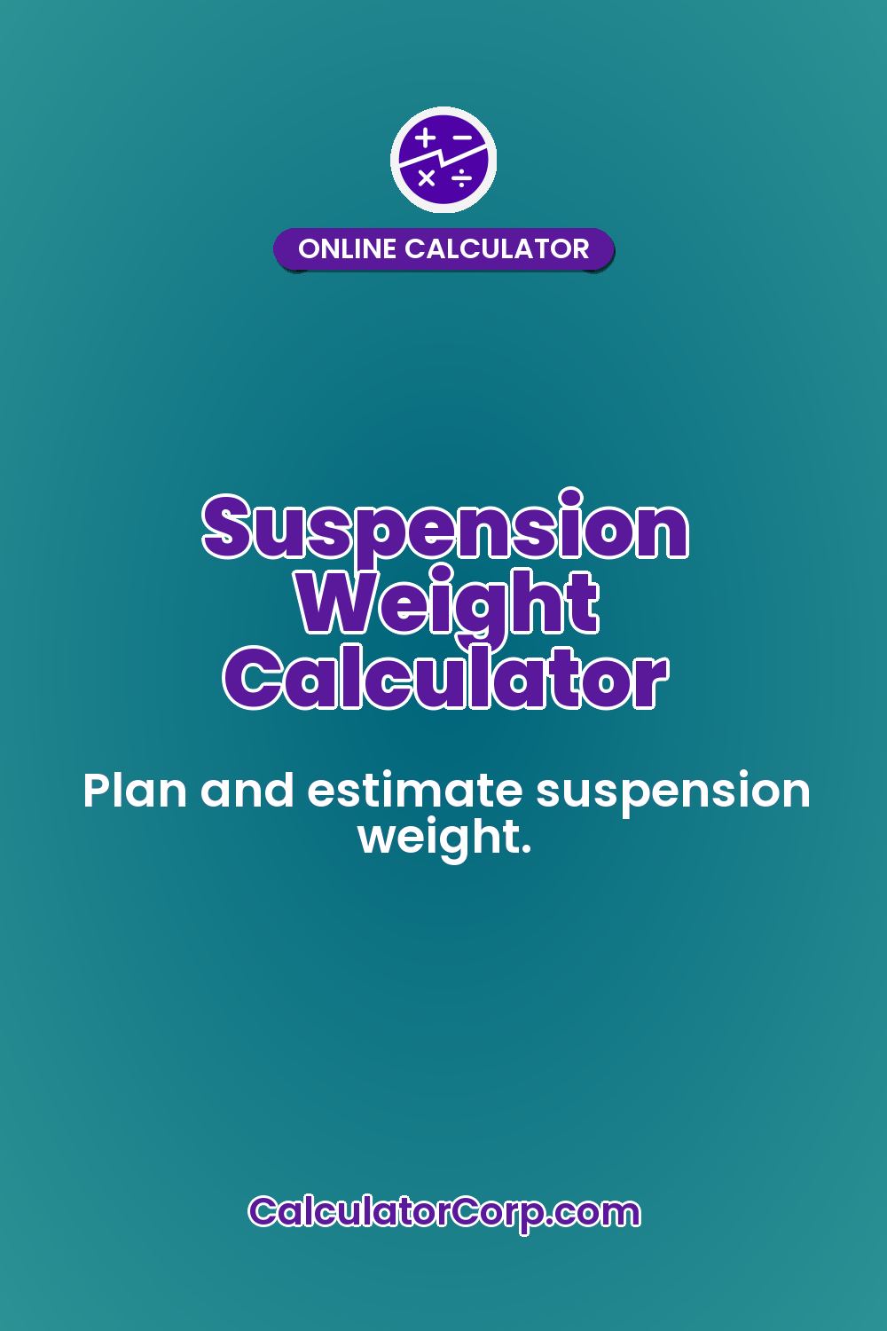 Suspension Weight Calculator