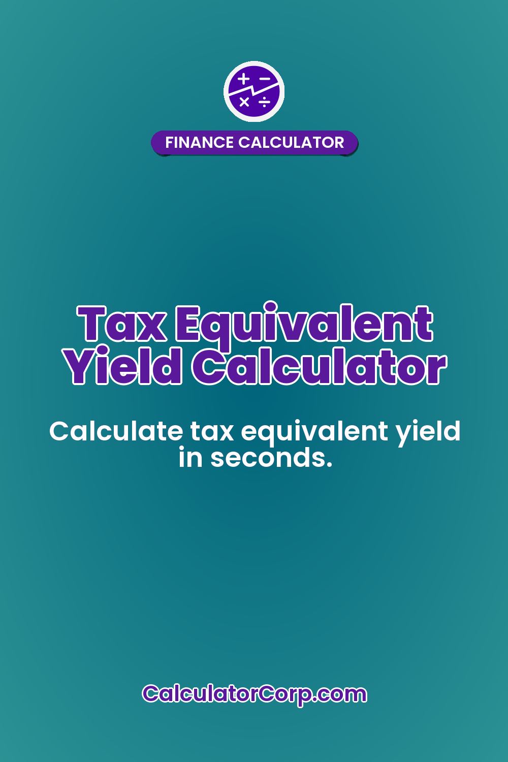 Tax Equivalent Yield Calculator
