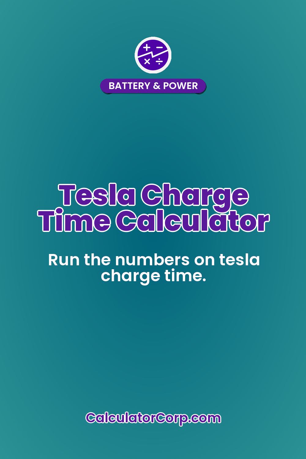 Tesla Charge Time Calculator