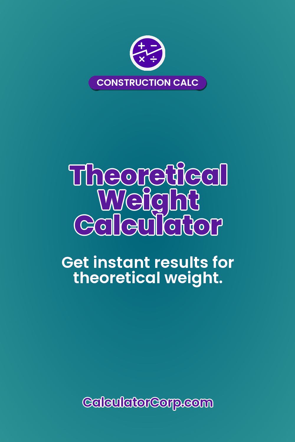 Theoretical Weight Calculator