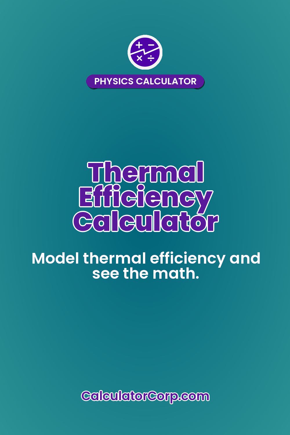 Thermal Efficiency Calculator