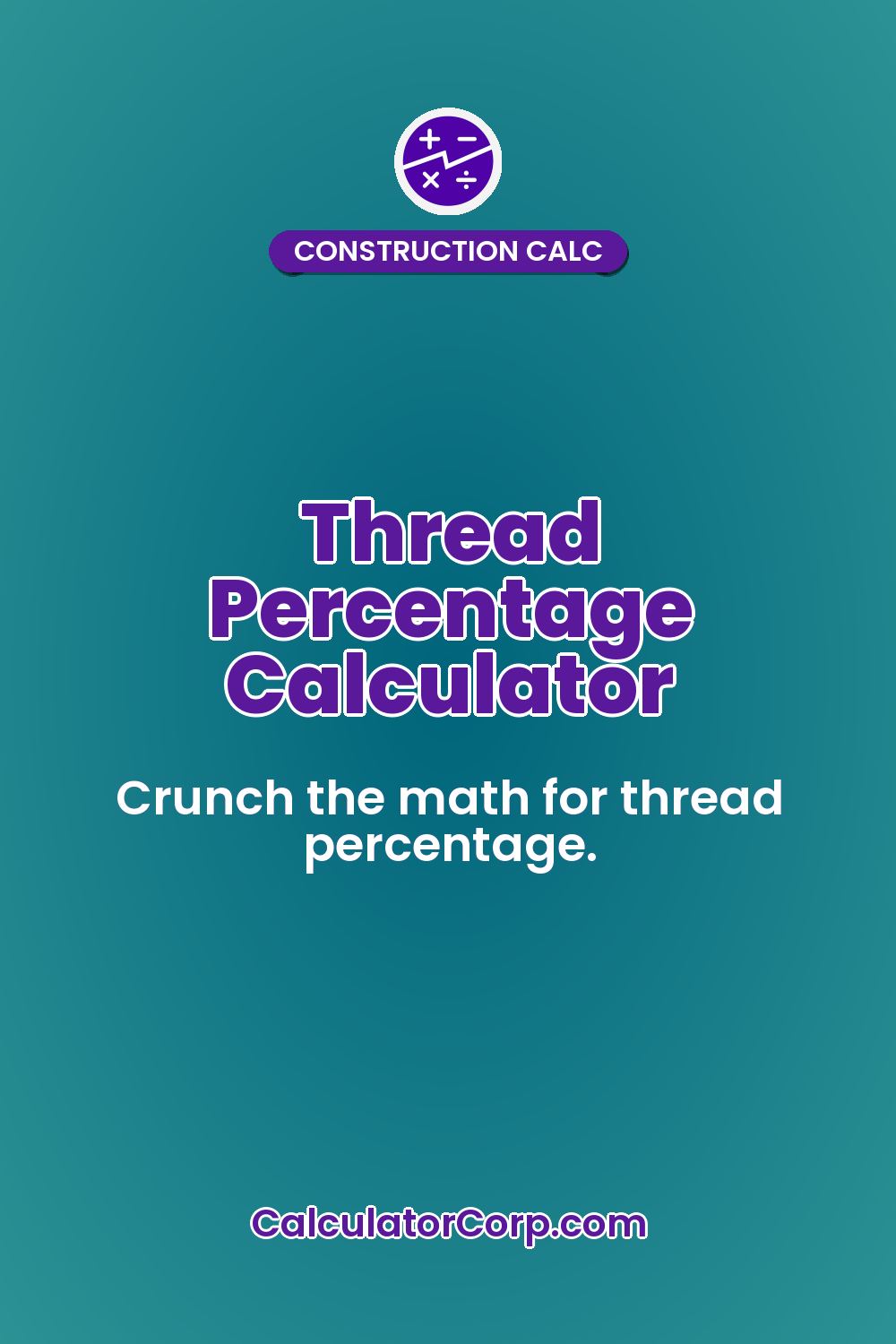 Thread Percentage Calculator