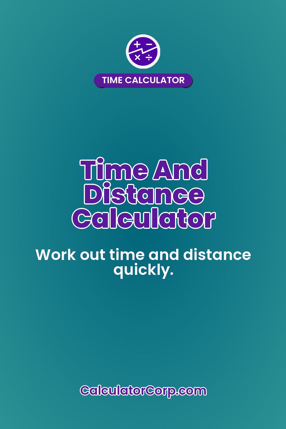 Time And Distance Calculator