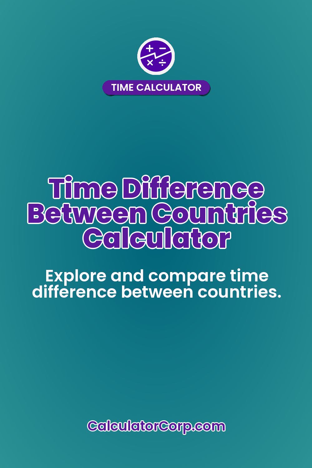 Time Difference Between Countries Calculator